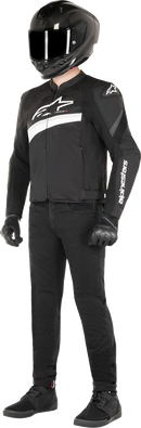 ALPINESTARS T-GP Plus R v4 Airflow Jacket - Black/White - Large 3300624-12-L