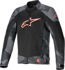 ALPINESTARS T-SP X Superair Jacket - Gray Camo/Red Fluo - XL 3302022-9133-XL