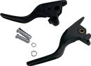 DRAG SPECIALTIES Short Lever Set - Black H07-0593SMB