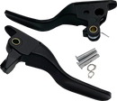 DRAG SPECIALTIES Short Lever Set - Black H07-0730SMB