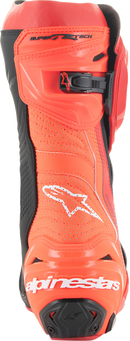 ALPINESTARS Supertech R Vented Boots - Red - US 10.5 / EU 45 2220121-3029-45
