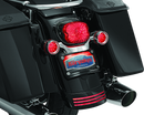 Kuryakyn Curved License Plate Mount for Harley-Davidson Road and Touring Models (Part