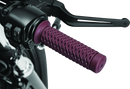 Kuryakyn Braaap Grips 1 inch Red – Durable All-Rubber Motorcycle Handlebar Grips with Enhanced Grip and Easy Installation