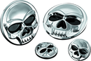 Kuryakyn Replacement Components Zombie Medallions 1 inch Diameter Chrome