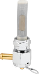 Bikers Choice Chrome Hex Petcock 22mm Left Outlet for Harley Davidson Motorcycles