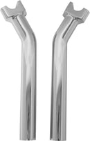 H Bar Risers 9.5" Pullback Chrome
