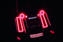 Kuryakyn Tracer Filler Panel Lights with Red Lens for Harley Davidson Saddlebags Part