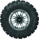 QuadBoss Stryker 14x7 Powersports Wheel - 4/156 Bolt Pattern, 4+3 Offset