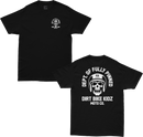 DBK Fully Pinned Youth Tee Black with 100% Cotton Fabric - Part YT-FPINNED-S