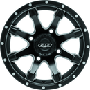 QuadBoss Grinder 14x7 Aluminum Wheel for Powersports Vehicles (Part Number 608508)