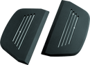 Kuryakyn Premium Passenger Board Inserts for Harley-Davidson Touring Models (1986 and Up) - Black