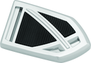 Kuryakyn Phantom Brake Pedal Pad for Harley Davidson FL Touring Models in Chrome