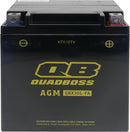 QuadBoss Maintenance-Free AGM Battery QBX30L-FA for Powersports Vehicles