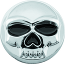 Kuryakyn Replacement Zombie Windshield Emblem Chrome for Harley Davidson Models