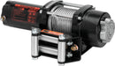 QuadBoss 608701 Winch Kit with 39ft Dyneema Synthetic Rope, 2500 lb Capacity, 3 HP Motor, and Wired Remote
