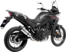 LEOVINCE LV One Slip-On Muffler - Stainless Steel - Honda XL750 Transalp 14440EU