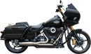 S&S CYCLE 2-into-1 Qualifier Exhaust System - Race Only - Brushed Stainless 550-1107