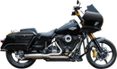 S&S CYCLE 2-into-1 Qualifier Exhaust System - 50-State - Silver 550-1108