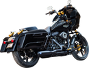 S&S CYCLE 2-into-1 Qualifier Exhaust System - 50-State - Black 550-1110