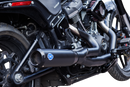 S&S CYCLE 2-into-1 Qualifier Exhaust System - 50-State - Black - Softail 550-1104
