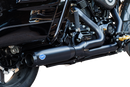 S&S CYCLE 2-into-1 Qualifier Exhaust System - Race Only - Guardian Black 550-1109
