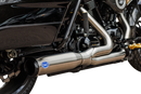 S&S CYCLE 2-into-1 Qualifier Exhaust System - 50-State - Silver 550-1108