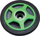 PARTS UNLIMITED Idler Wheel with Insert/Bearing 6205-2RS - Green - Group 6 - 6.38" OD x 0.75" ID R6380C-2 303B