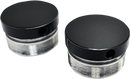 LA CHOPPERS Flush-Mount Fork Cap - 49 mm - Gloss Black Powder Coat LA-7504-49B