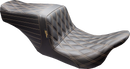 LE PERA Tailwhip Up Front Seat - Double Diamond w/ Chestnut Thread - FL '08-'24 LKU-587DD-CHET