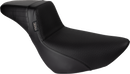 LE PERA Kickflip Daddy Long Legs Low Rider Seat - Basket Weave - Black - FL/FX '18-'24 LYR-590DLBW
