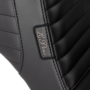 LE PERA Tailwhip Daddy Long Legs Low Rider Seat - Pleated - Black - FL/FX '18-'24 LYR-580DLPT