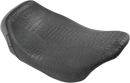 LE PERA Bare Bones Solo Seat - Croc - Black - FL '08-'23 LK-005CRBLK