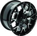 QuadBoss Barbwire 14x7 - 4+3 - 4/156 Machined Alloy Wheel