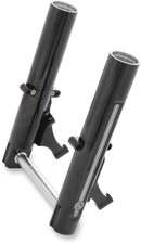 Performance Machine (PM) Black Lower Fork Leg Kit for Harley-Davidson FL 2014-2020, Dual Disc, Contrast Cut – Part Number 0208-2098-BM