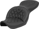 SADDLEMEN Roadsofa™ Seat - without Backrest - Lattice Stitch - FXDWG '96-'23 896-05-182