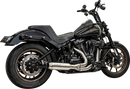 BASSANI XHAUST 2-into-1 Exhaust System with Superbike Muffler - Stainless Steel - Catalytic Converter - 49 State 1S77SSE