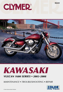 CLYMER Manual - Kawasaki - Vulcan 1600 '03-'08 CM245