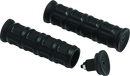 Kuryakyn Dillinger Grips 7/8in Universal Black - Aggressive, Vibration-Dampening Motorcycle Hand Grips