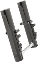 PERFORMANCE MACHINE (PM) Fork Leg Kit - Black Lower Dual Disc for 2014-2020 Harley FL Models (Part Number 0208-2096-B)