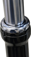 LA CHOPPERS Fork Boot Cover - 39 mm - Chrome LA-7503-39