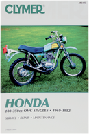 CLYMER Manual - Honda - 100-350 OHC Singles CM315