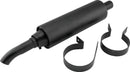QuadBoss Universal Muffler with Black Finish for Powersports Vehicles, Part Number 157108