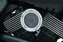 Kuryakyn Velociraptor Street Air Cleaner Chrome – Race-Inspired Show-Bike Styling with Washable K&N Filter