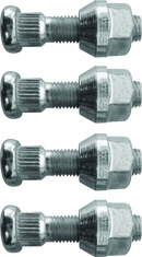QuadBoss Replacement Wheel Stud Set for Powersports Vehicles – M10x1.25, 3/8x24, M12x1.5, or M12x1.25 Thread Sizes, 1-5/8 Inch Lengths