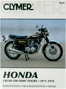 CLYMER Manual - Honda - 350-550cc SOHC Fours CM332