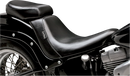 LE PERA Bare Bones Pillion Pad - Smooth - Black - FL/FX '06-'17 LK-007PDX