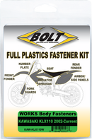BOLT Body Work Fastener Kit - '02-'26 Kawasaki KLX110 KAW-KLX110W