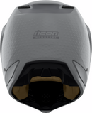 ICON Elsinore™ Helmet Monotype Gray XS - Lightweight, Comfortable MX Head Protection with Modular Face Mask and Fog-Free Shield