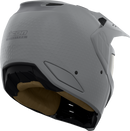 ICON Elsinore™ Helmet Monotype Gray XS - Lightweight, Comfortable MX Head Protection with Modular Face Mask and Fog-Free Shield