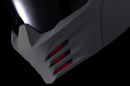 ICON Elsinore™ Helmet Monotype Gray XS - Lightweight, Comfortable MX Head Protection with Modular Face Mask and Fog-Free Shield
